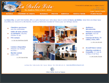 Tablet Screenshot of dolcevitasucre.com